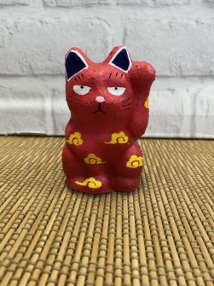 赤猫に金運(金雲)
