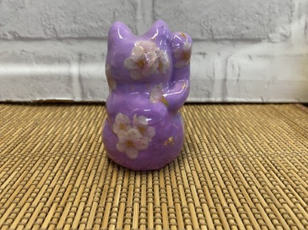 クリスタル　淡紫　桜